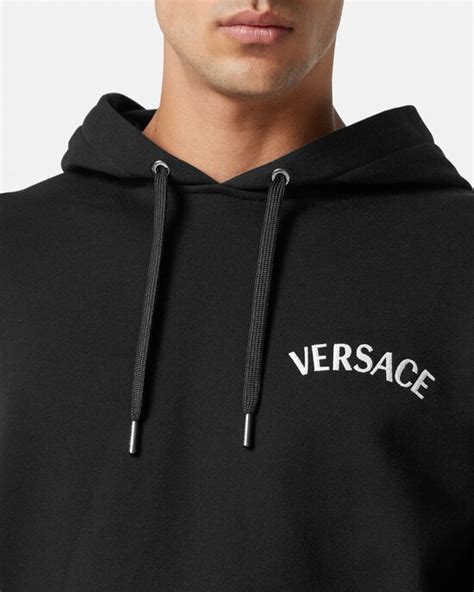 versace felpa nera|Felpe Eleganti con e senza Cappuccio .